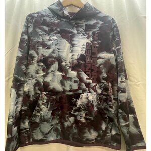 JA7055- Under Armour ColdGear Hoodie Youth XL Abstract Smoke Pattern